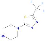 Piperazine, 1-[5-(trifluoromethyl)-1,3,4-thiadiazol-2-yl]-