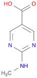 5-Pyrimidinecarboxylic acid, 2-(methylamino)- (7CI,8CI,9CI)