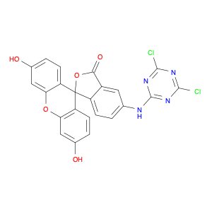 5-((4,6-Dichloro-1,3,5-triazin-2-yl)amino)-3',6'-dihydroxy-3H-spiro[isobenzofuran-1,9'-xanthen]-3-…