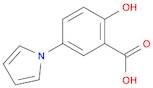 2-HYDROXY-5-(1 H-PYRROL-1-YL)BENZOIC ACID