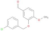 3-[(3-CHLOROBENZYL)OXY]-4-METHOXYBENZALDEHYDE