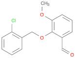 2-[(2-CHLOROBENZYL)OXY]-3-METHOXYBENZALDEHYDE