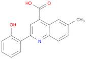 2-(2-HYDROXY-PHENYL)-6-METHYL-QUINOLINE-4-CARBOXYLIC ACID