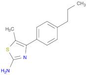 5-METHYL-4-(4-PROPYLPHENYL)-1,3-THIAZOL-2-AMINE