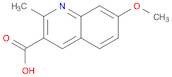 7-METHOXY-2-METHYLQUINOLINE-3-CARBOXYLIC ACID