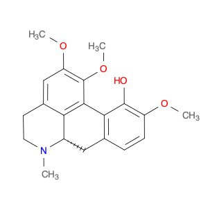 4H-Dibenzo[de,g]quinolin-11-ol,5,6,6a,7-tetrahydro-1,2,10-trimethoxy-6-methyl-, (6aS)-