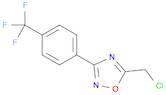 5-(Chloromethyl)-3-[4-(trifluoromethyl)phenyl]-1,2,4-oxadiazole