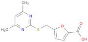 5-(4,6-DIMETHYL-PYRIMIDIN-2-YLSULFANYLMETHYL)-FURAN-2-CARBOXYLIC ACID