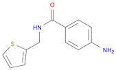 4-AMINO-N-THIOPHEN-2-YLMETHYL-BENZAMIDE