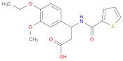 3-(4-ETHOXY-3-METHOXY-PHENYL)-3-[(THIOPHENE-2-CARBONYL)-AMINO]-PROPIONIC ACID