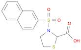 3-(NAPHTHALENE-2-SULFONYL)-THIAZOLIDINE-2-CARBOXYLIC ACID