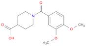 1-(3,4-DIMETHOXY-BENZOYL)-PIPERIDINE-4-CARBOXYLIC ACID