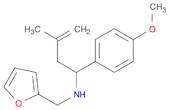 FURAN-2-YLMETHYL-[1-(4-METHOXY-PHENYL)-3-METHYL-BUT-3-ENYL]-AMINE