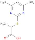 2-(4,6-DIMETHYL-PYRIMIDIN-2-YLSULFANYL)-PROPIONIC ACID