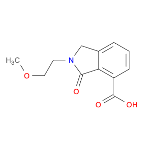 2-(2-METHOXY-ETHYL)-3-OXO-2,3-DIHYDRO-1H-ISOINDOLE-4-CARBOXYLIC ACID