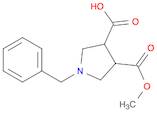 1-BENZYLPYRROLIDINE-3,4-DICARBOXYLIC ACID MONOMETHYL ESTER