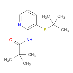 N-(3-TERT-BUTYLSULFANYL-PYRIDIN-2-YL)-2,2-DIMETHYL-PROPIONAMIDE