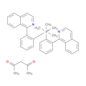 Bis[2-(1-isoquinolinyl-N)phenyl-C](2,4-pentanedionato-O2,O4)iridium(III)