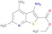 ETHYL 3-AMINO-4,6-DIMETHYLTHIENO[2,3-B]PYRIDINE-2-CARBOXYLATE