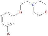 4-[2-(3-BROMOPHENOXY)ETHYL]MORPHOLINE