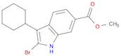 Methyl 2-Bromo-3-cyclohexyl-6-indolecarboxylate