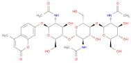 4-METHYLUMBELLIFERYL-N,N',N''-TRIACETYL-β-CHITOTRIOSIDE