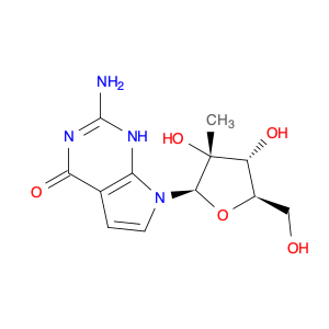 2-Amino-1,7-dihydro-7-(2-C-methyl-β-D-ribofuranosyl)-4H-pyrrolo[2,3-d]pyrimidin-4-one