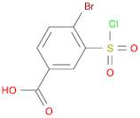 4-BROMO-3-CHLOROSULFONYL-BENZOIC ACID