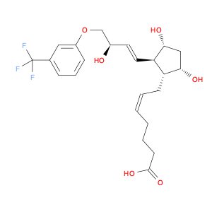 (Z)-7-((1R,2R,3R,5S)-3,5-Dihydroxy-2-((R,E)-3-hydroxy-4-(3-(trifluoromethyl)phenoxy)but-1-en-1-yl)…