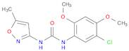 N-(5-CHLORO-2,4-DIMETHOXYPHENYL)-N'-(5-METHYL-3-ISOXAZOLYL)-UREA