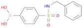 4-(N-BENZYLSULPHONAMIDO)BENZENEBORONIC ACID