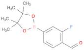 2-Fluoro-4-(4,4,5,5-tetramethyl-1,3,2-dioxaborolan-2-yl)benzaldehyde