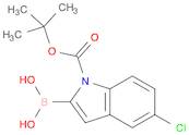 1-BOC-5-CHLORO-1H-INDOLE-2-BORONIC ACID