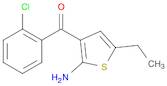 2-Amino-3-o-chlorobenzoyl-5-ethylthiophene