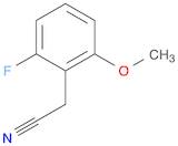 2-Methoxy-6-fluorobenzyl cyanide