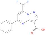 7-(Difluoromethyl)-5-phenylpyrazolo[1,5-a]pyrimidine-3-carboxylic acid