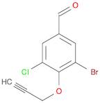 3-bromo-5-chloro-4-(prop-2-yn-1-yloxy)benzaldehyde