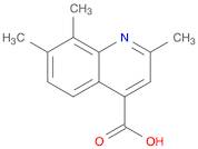 2,7,8-trimethyl-4-quinolinecarboxylic acid