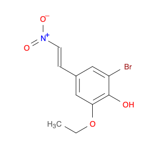 2-bromo-6-ethoxy-4-[(E)-2-nitrovinyl]phenol