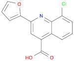 8-chloro-2-(2-furyl)quinoline-4-carboxylic acid