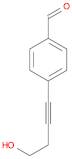 4-(4-hydroxybut-1-yn-1-yl)benzaldehyde