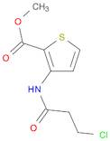 methyl 3-[(3-chloropropanoyl)amino]-2-thiophenecarboxylate