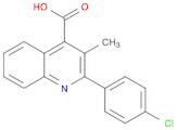 2-(4-CHLORO-PHENYL)-3-METHYL-QUINOLINE-4-CARBOXYLIC ACID