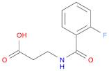 3-[(2-FLUOROBENZOYL)AMINO]PROPANOIC ACID