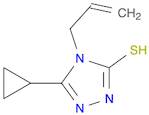 4-Allyl-5-cyclopropyl-4H-1,2,4-triazole-3-thiol