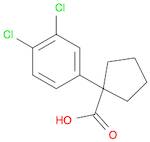 1-(3,4-dichlorophenyl)cyclopentanecarboxylic acid