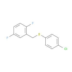 (4-chlorophenyl)(2,5-difluorobenzyl)sulfane