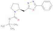 1-Pyrrolidinecarboxylic acid, 2-[(5-phenyl-1,3,4-oxadiazol-2-yl)Methyl]-, 1,1-diMethylethyl ester,…