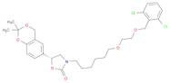 2-Oxazolidinone, 3-[6-[2-[(2,6-dichlorophenyl)Methoxy]ethoxy]hexyl]-5-(2,2-diMethyl-4H-1, 3-benzod…