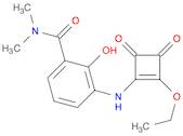 3-[(2-ETHOXY-3,4-DIOXO-1-CYCLOBUTEN-1-YL)AMINO]-2-HYDROXY-N,N-DIMETHYL-BENZAMIDE